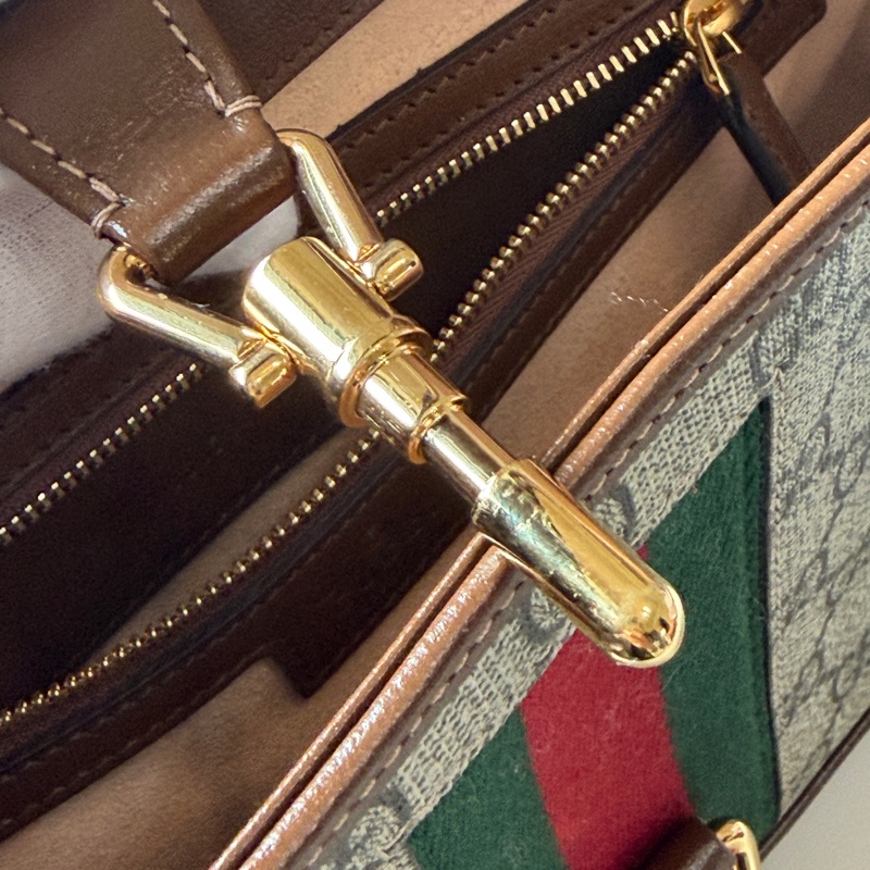 914intheair『全新閒置』IU李知恩同款Gucci Jackie 1961 賈姬包small小號老花-25