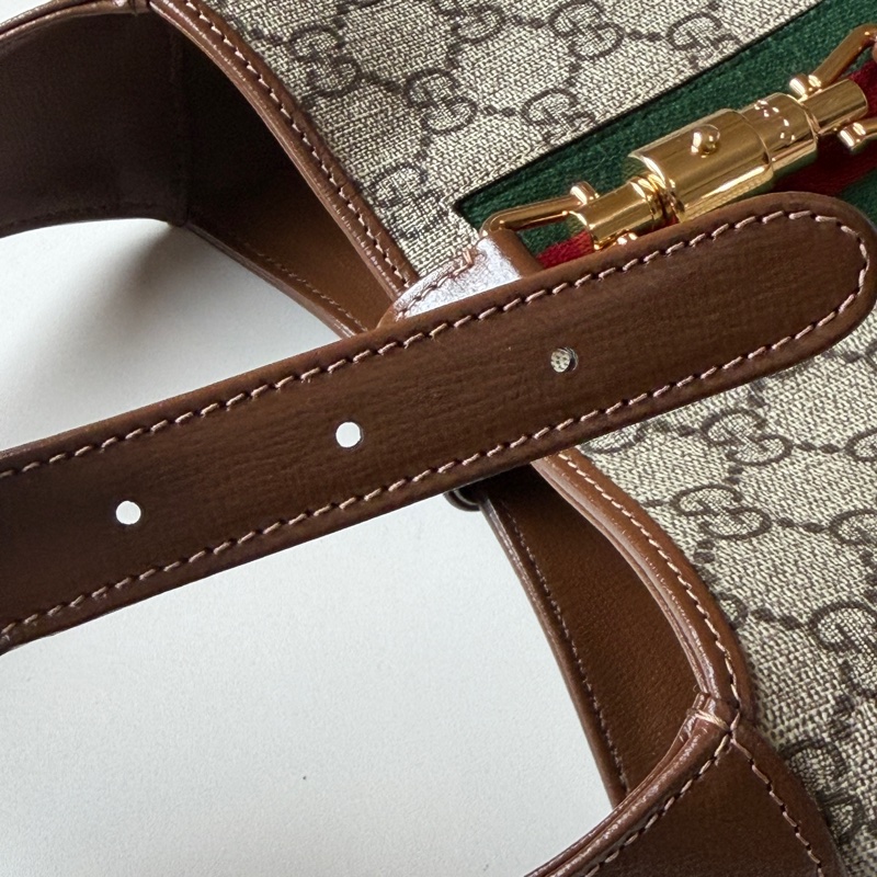 914intheair『全新閒置』IU李知恩同款Gucci Jackie 1961 賈姬包small小號老花-27