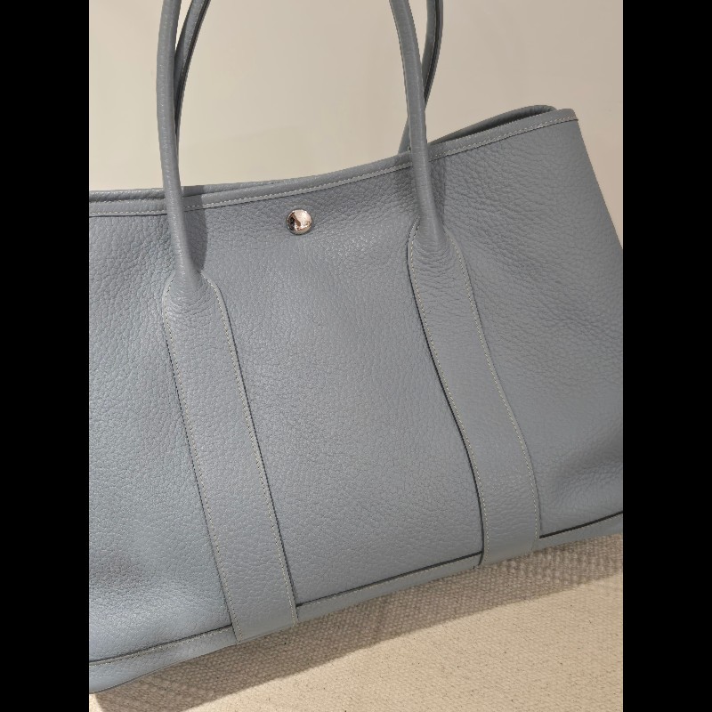 經典愛馬仕入坑首選 ✨ Hermes 愛馬仕 Garden Party 36 氣質灰藍 霧霾藍 手提包 肩背包 gp36-6