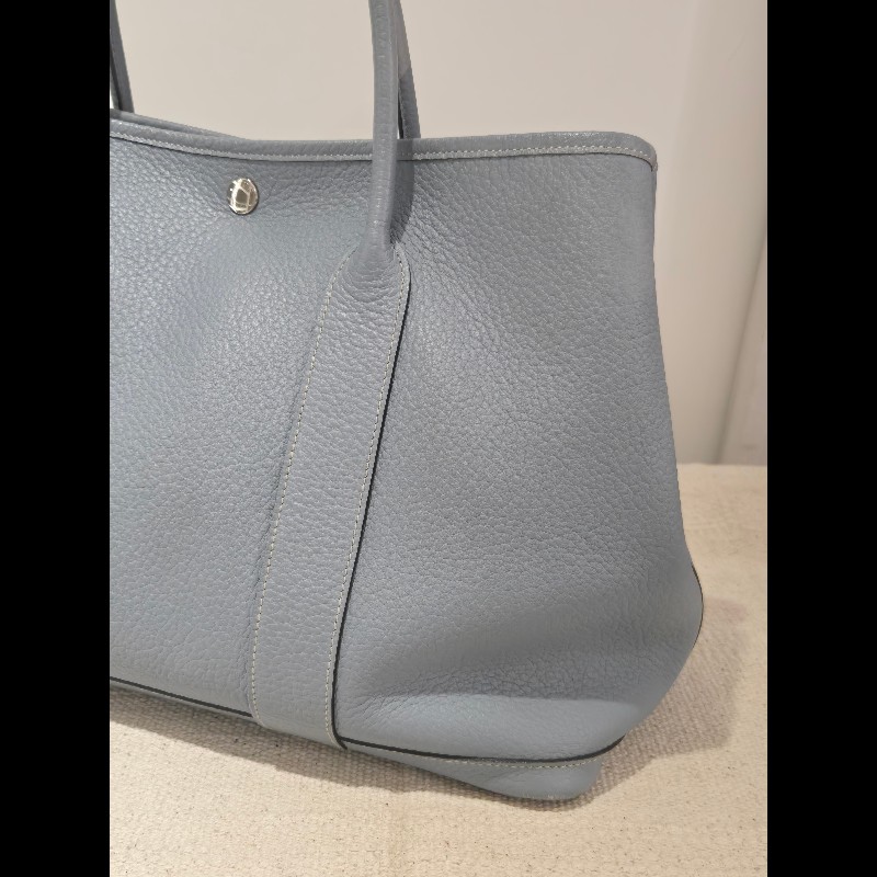 經典愛馬仕入坑首選 ✨ Hermes 愛馬仕 Garden Party 36 氣質灰藍 霧霾藍 手提包 肩背包 gp36-9