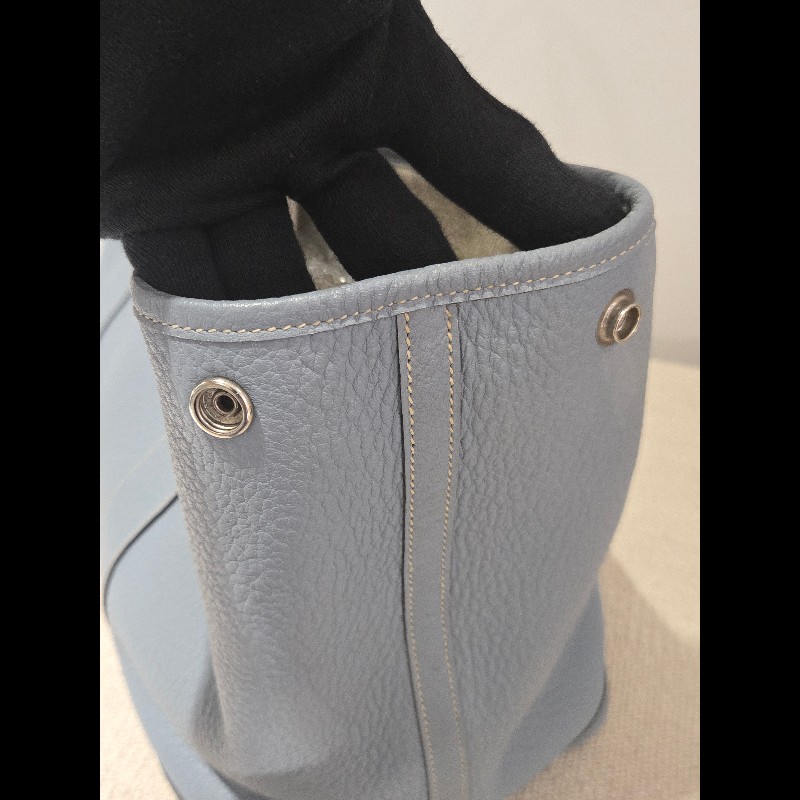 經典愛馬仕入坑首選 ✨ Hermes 愛馬仕 Garden Party 36 氣質灰藍 霧霾藍 手提包 肩背包 gp36-15