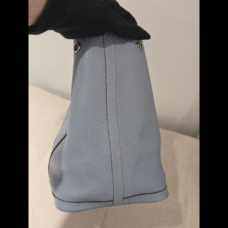 經典愛馬仕入坑首選 ✨ Hermes 愛馬仕 Garden Party 36 氣質灰藍 霧霾藍 手提包 肩背包 gp36-16