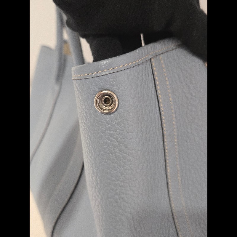 經典愛馬仕入坑首選 ✨ Hermes 愛馬仕 Garden Party 36 氣質灰藍 霧霾藍 手提包 肩背包 gp36-19