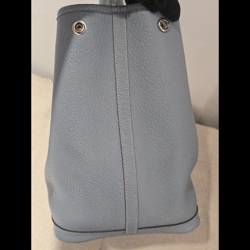 經典愛馬仕入坑首選 ✨ Hermes 愛馬仕 Garden Party 36 氣質灰藍 霧霾藍 手提包 肩背包 gp36-22