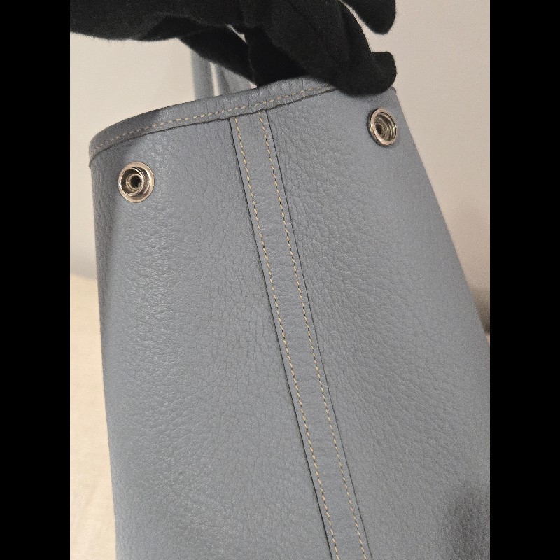 經典愛馬仕入坑首選 ✨ Hermes 愛馬仕 Garden Party 36 氣質灰藍 霧霾藍 手提包 肩背包 gp36-24