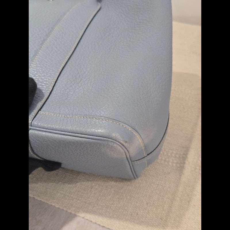 經典愛馬仕入坑首選 ✨ Hermes 愛馬仕 Garden Party 36 氣質灰藍 霧霾藍 手提包 肩背包 gp36-28