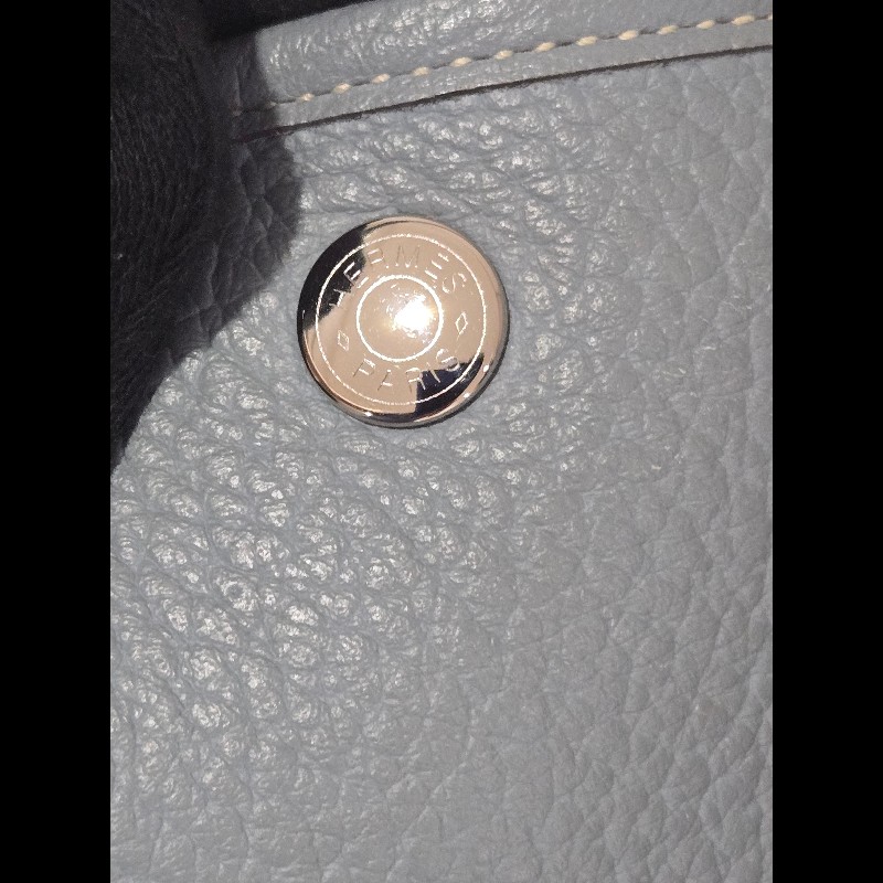 經典愛馬仕入坑首選 ✨ Hermes 愛馬仕 Garden Party 36 氣質灰藍 霧霾藍 手提包 肩背包 gp36-41