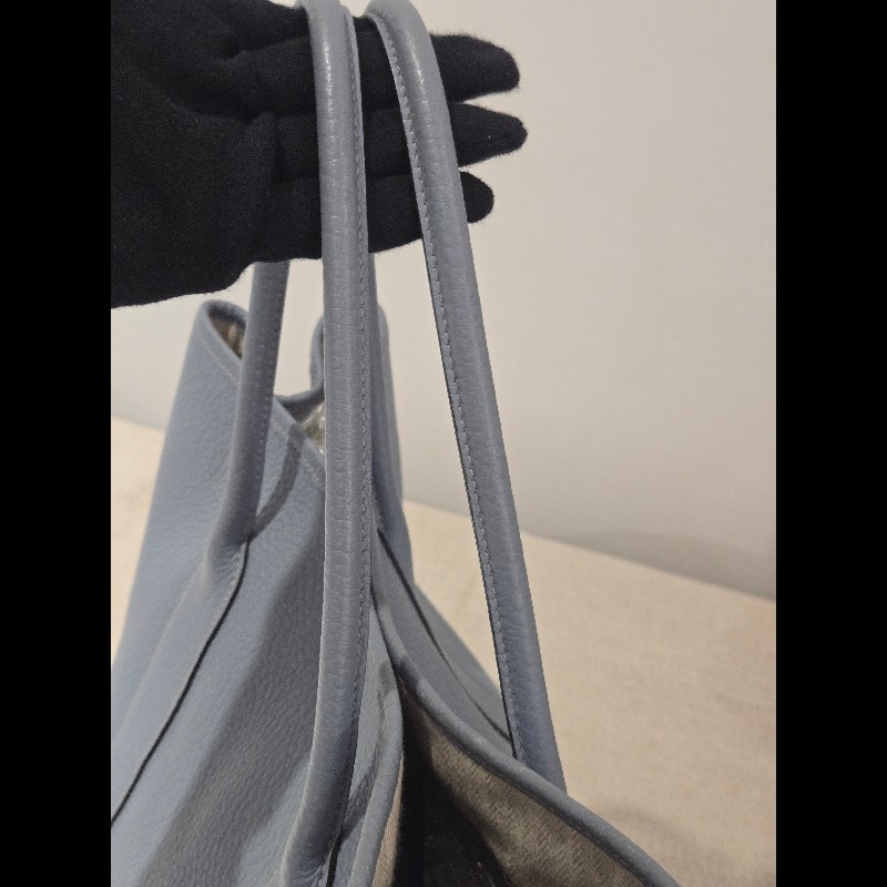 經典愛馬仕入坑首選 ✨ Hermes 愛馬仕 Garden Party 36 氣質灰藍 霧霾藍 手提包 肩背包 gp36-42