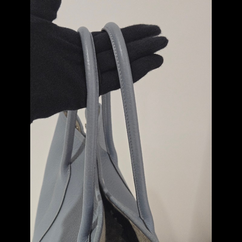 經典愛馬仕入坑首選 ✨ Hermes 愛馬仕 Garden Party 36 氣質灰藍 霧霾藍 手提包 肩背包 gp36-44