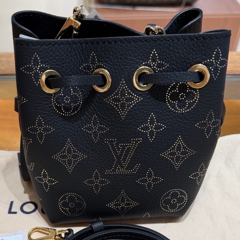 Louis Vuitton 路易威登 月光女神 黑金小水桶 附件：塵袋 肩帶