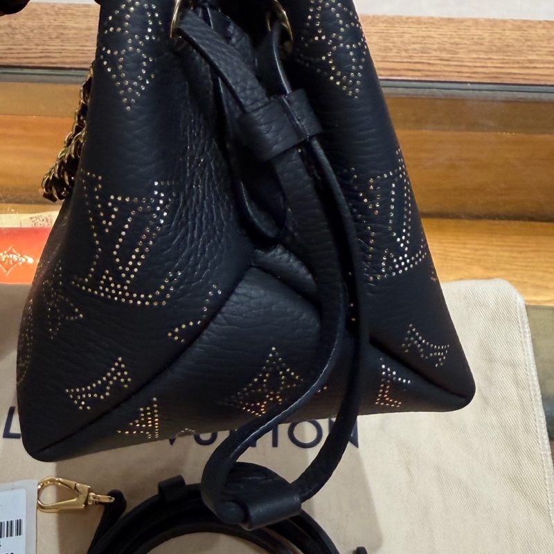Louis Vuitton 路易威登 月光女神 黑金小水桶 附件：塵袋 肩帶-2