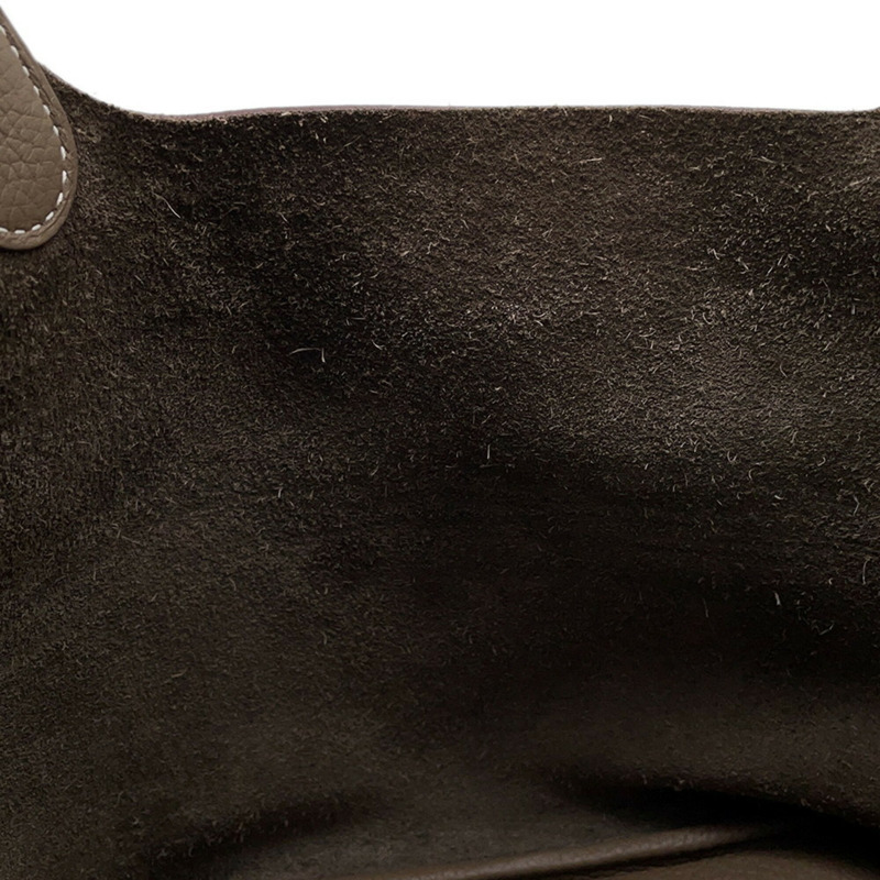 愛馬仕 Picotin Lock MM 手提包，灰褐色，Taurillon Clemence 皮革，Z 字印記。鎖扣，Picotin，女士愛馬仕-8