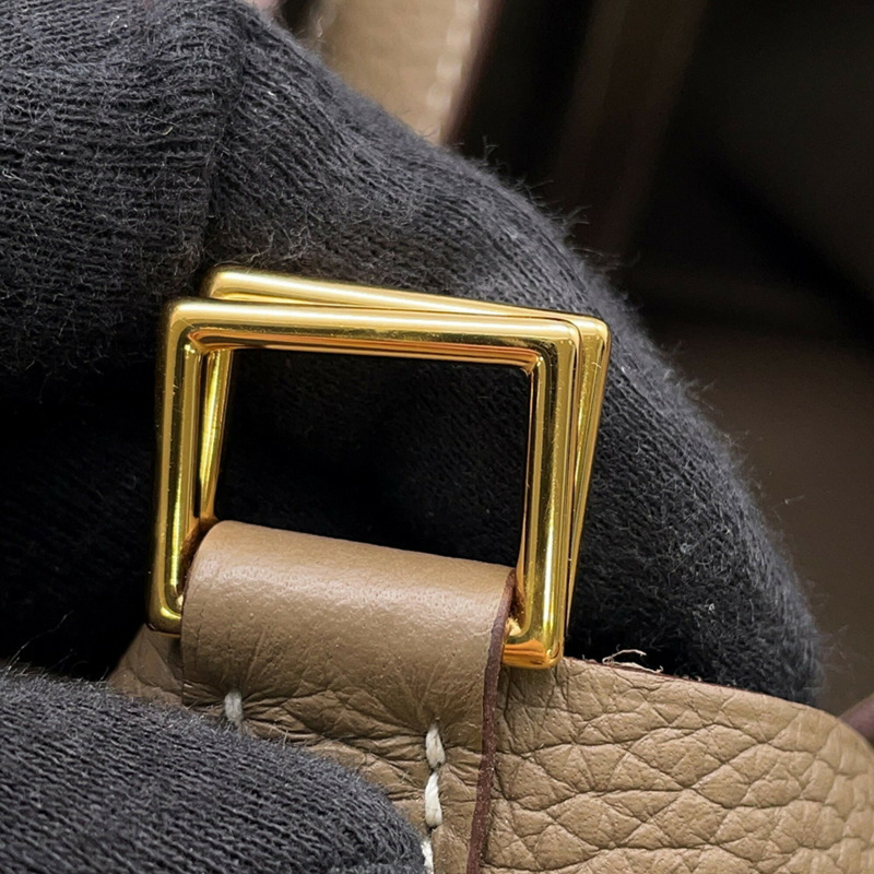 愛馬仕 Picotin Lock MM 手提包，灰褐色，Taurillon Clemence 皮革，Z 字印記。鎖扣，Picotin，女士愛馬仕-9