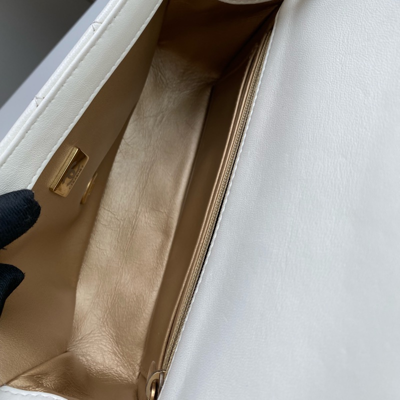 Chanel 白金 cf mini 金球款-4