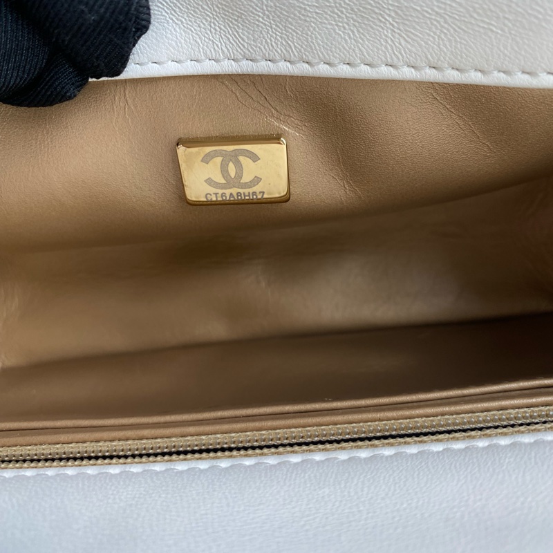 Chanel 白金 cf mini 金球款-5