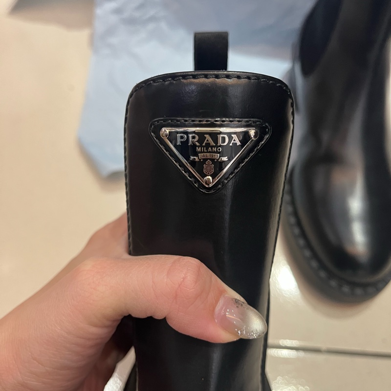 PRADA 切爾西短靴-1