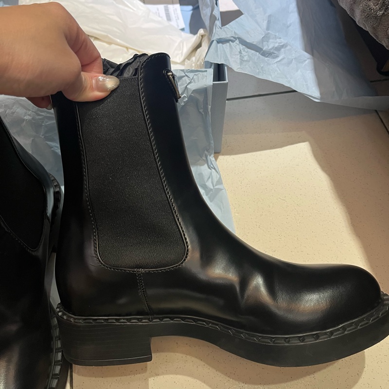 PRADA 切爾西短靴-7