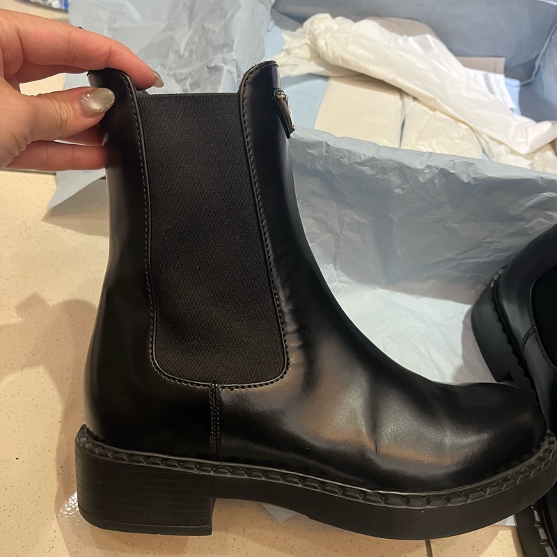 PRADA 切爾西短靴-9