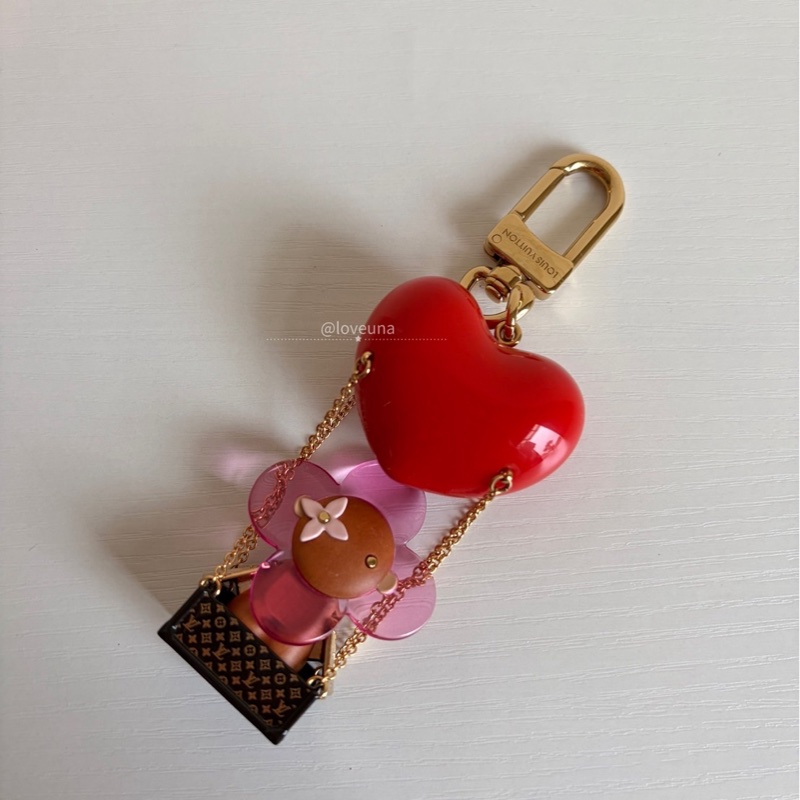 ❣️【NS級-全新閒置品】 LV 愛心熱氣球Vivienne掛飾-1