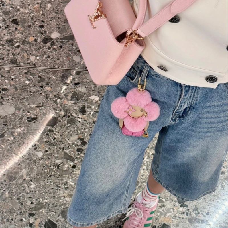 ❣️【NS級-全新閒置品】 LV粉紅淑女Vivienne掛飾-5