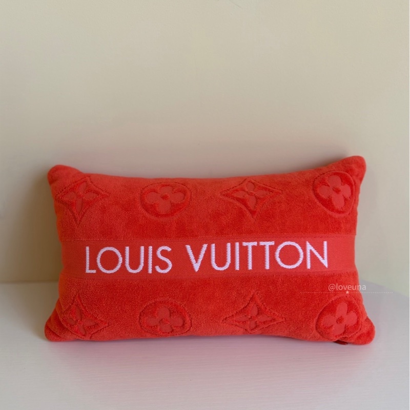 ❣️【NS級-全新閒置品】 LV橘紅長抱枕-0
