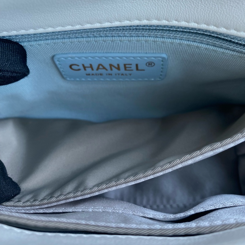 Chanel 白金珍珠調節扣 cf mini-12