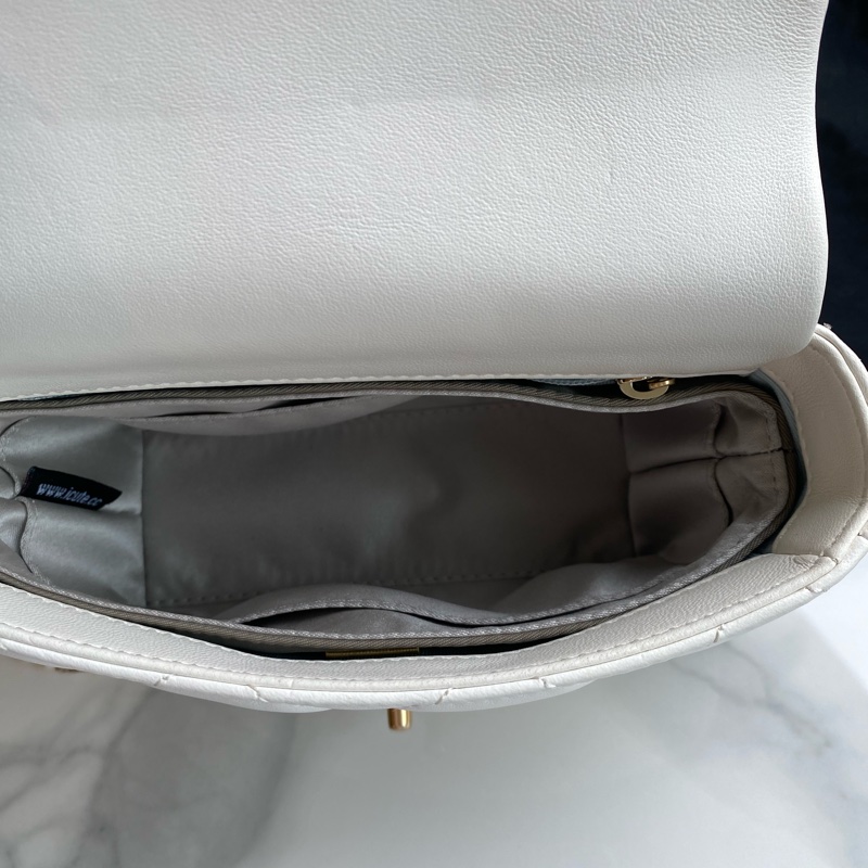 Chanel 白金珍珠調節扣 cf mini-16