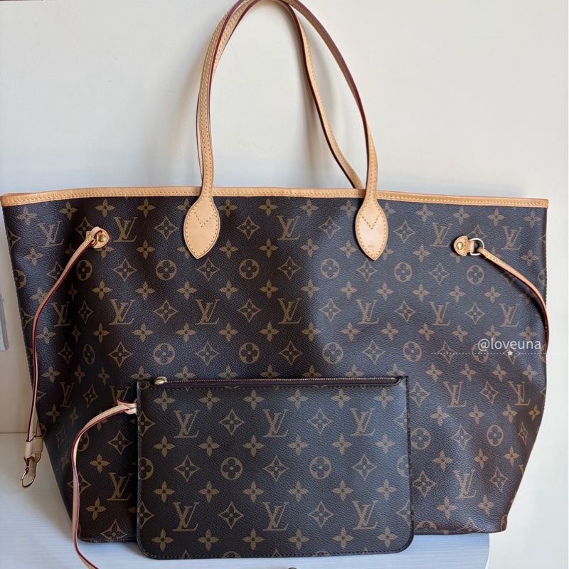 ❣️【S級-99成新】 LV 老花Neverfull大號子母購物袋-2