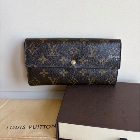 ❣️【AB級-9成新】 LV 老花小金豆長款錢包