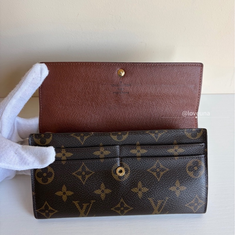 ❣️【AB級-9成新】 LV 老花小金豆長款錢包-6