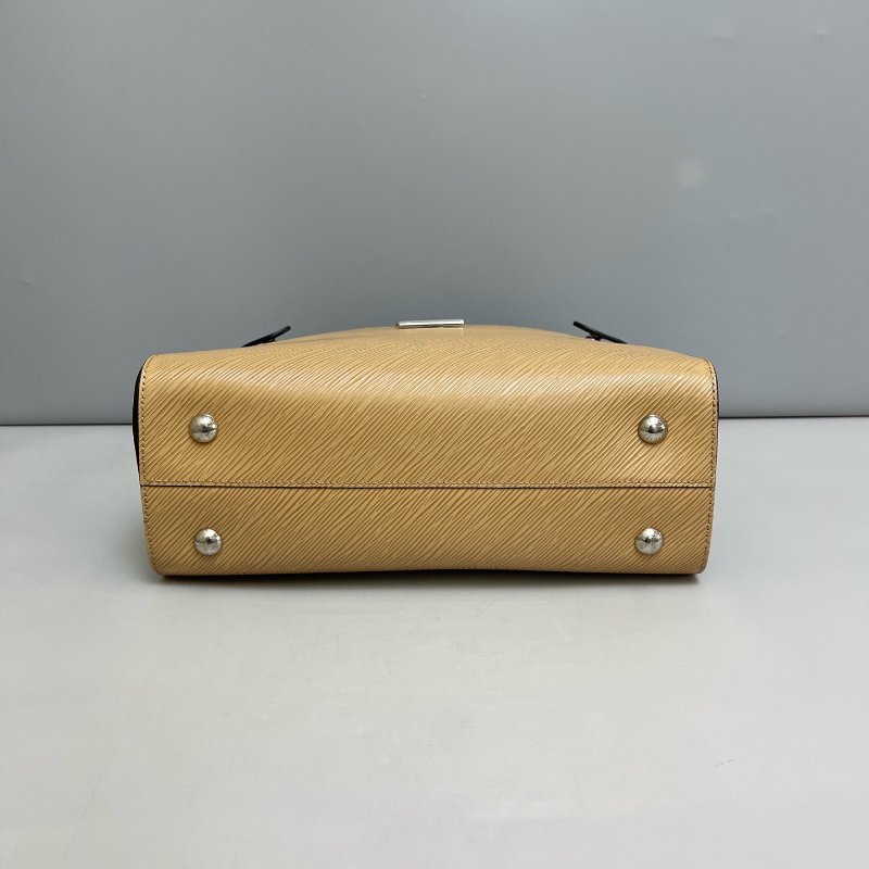 路易威登/Louis Vuitton Twist Tote奶茶色水波紋托特包-8