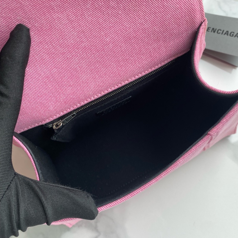 Balenciaga 巴黎世家丹寧粉 沙漏包-12