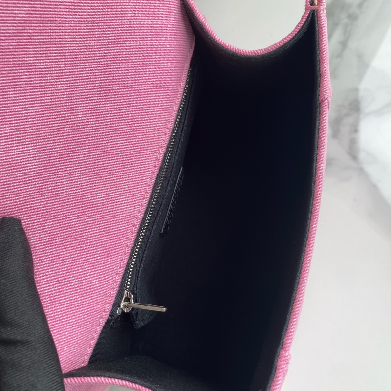 Balenciaga 巴黎世家丹寧粉 沙漏包-16