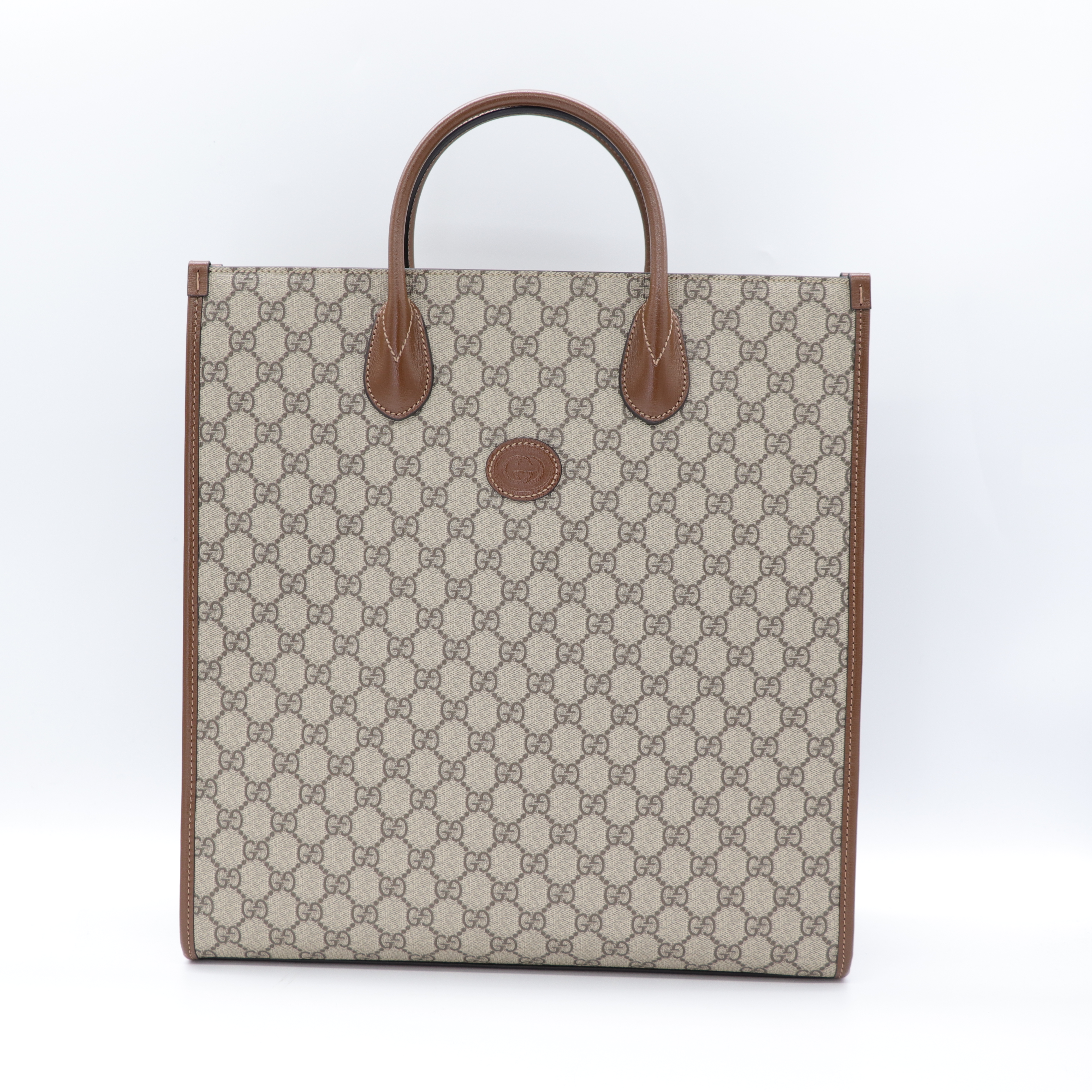 GUCCI 老花手提托特包-2