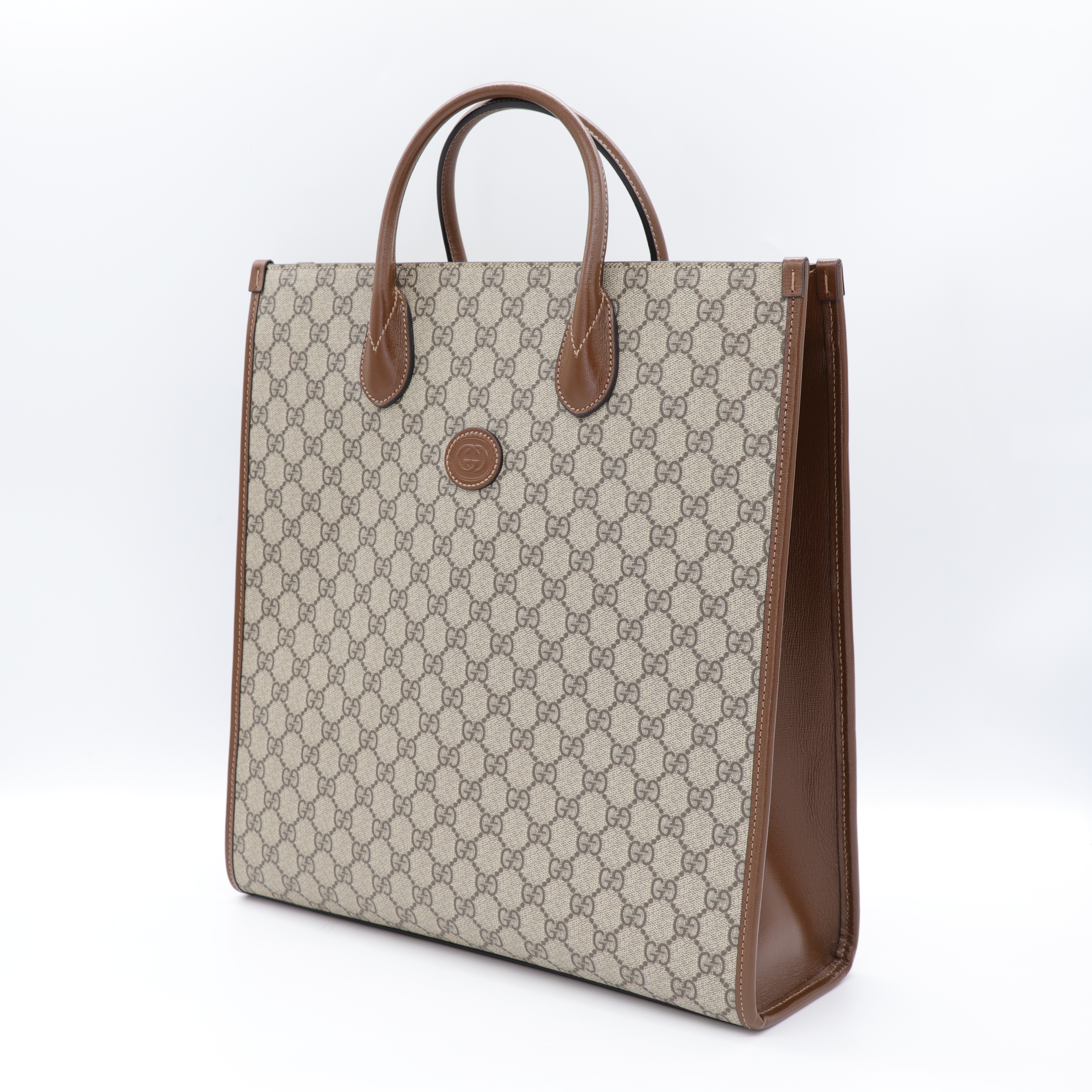 GUCCI 老花手提托特包-3