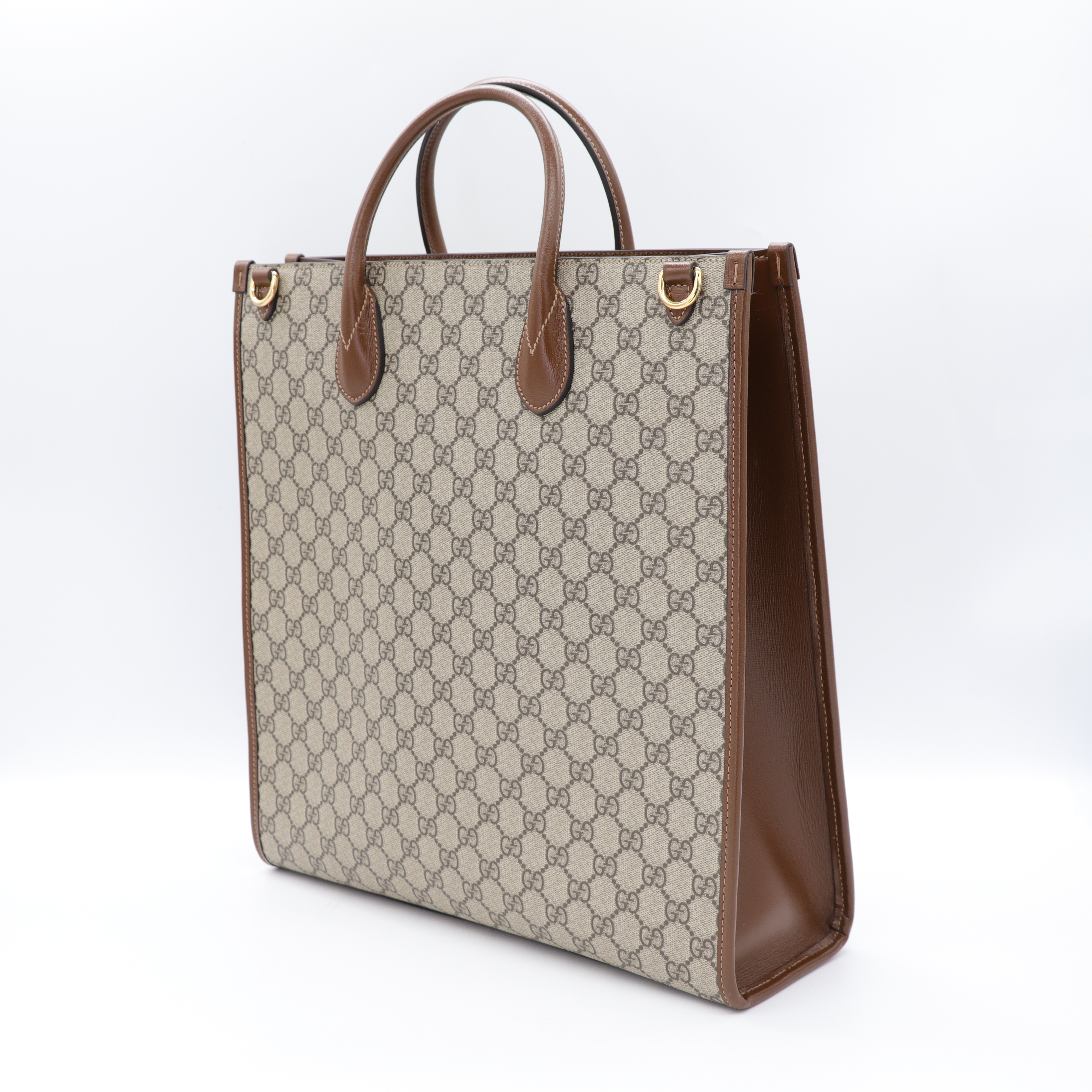 GUCCI 老花手提托特包-6