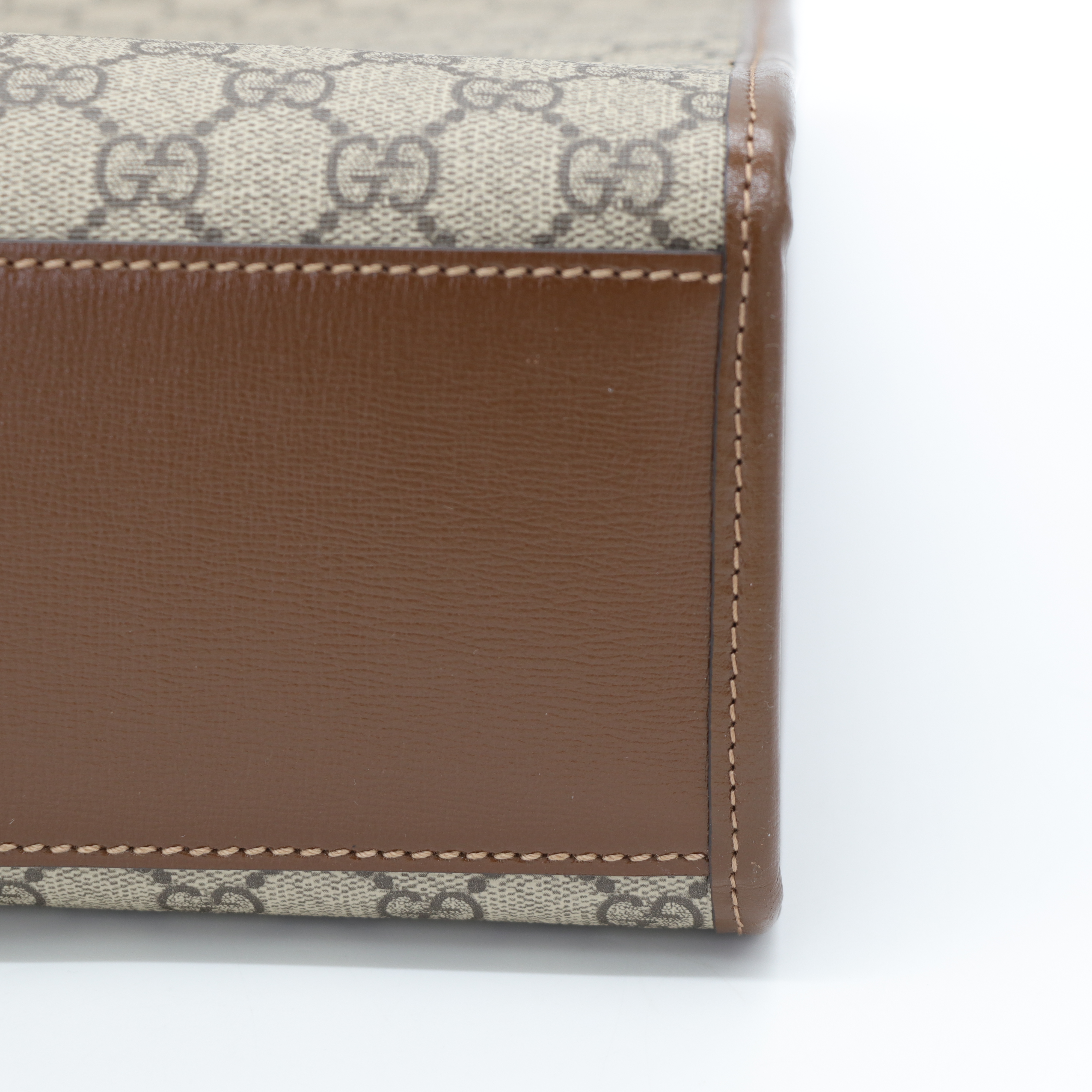 GUCCI 老花手提托特包-9