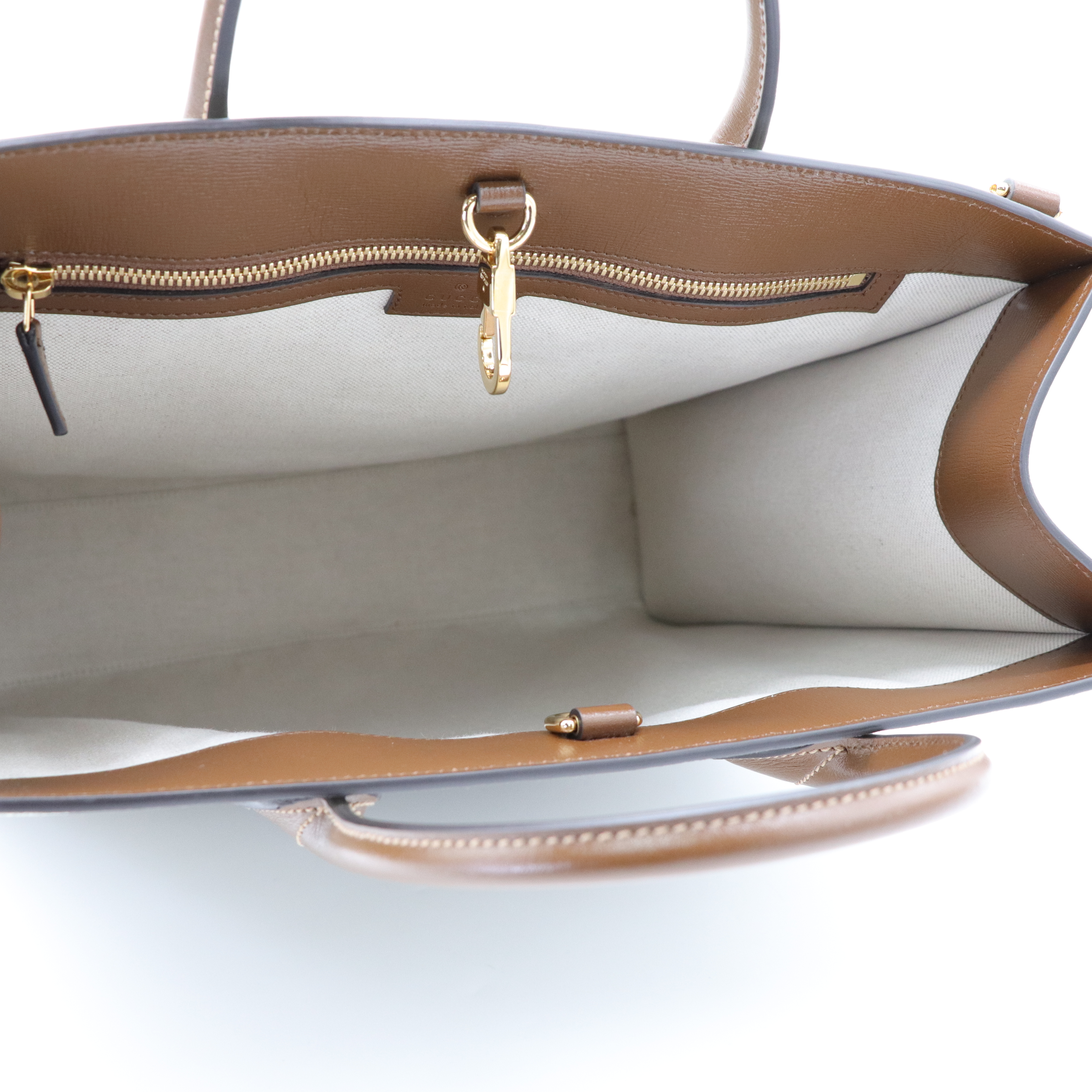 GUCCI 老花手提托特包-12