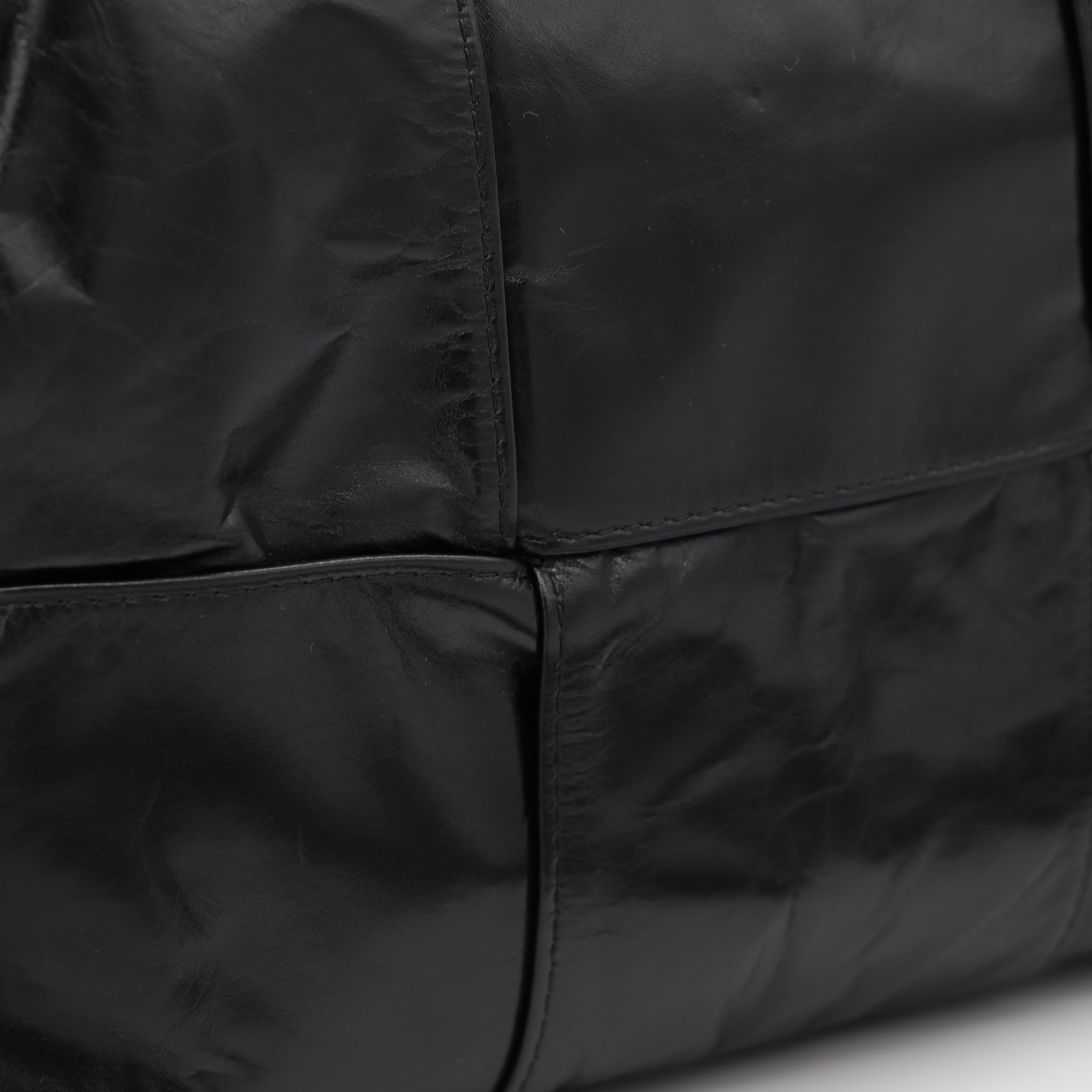 BV 黑大格肩背包-5