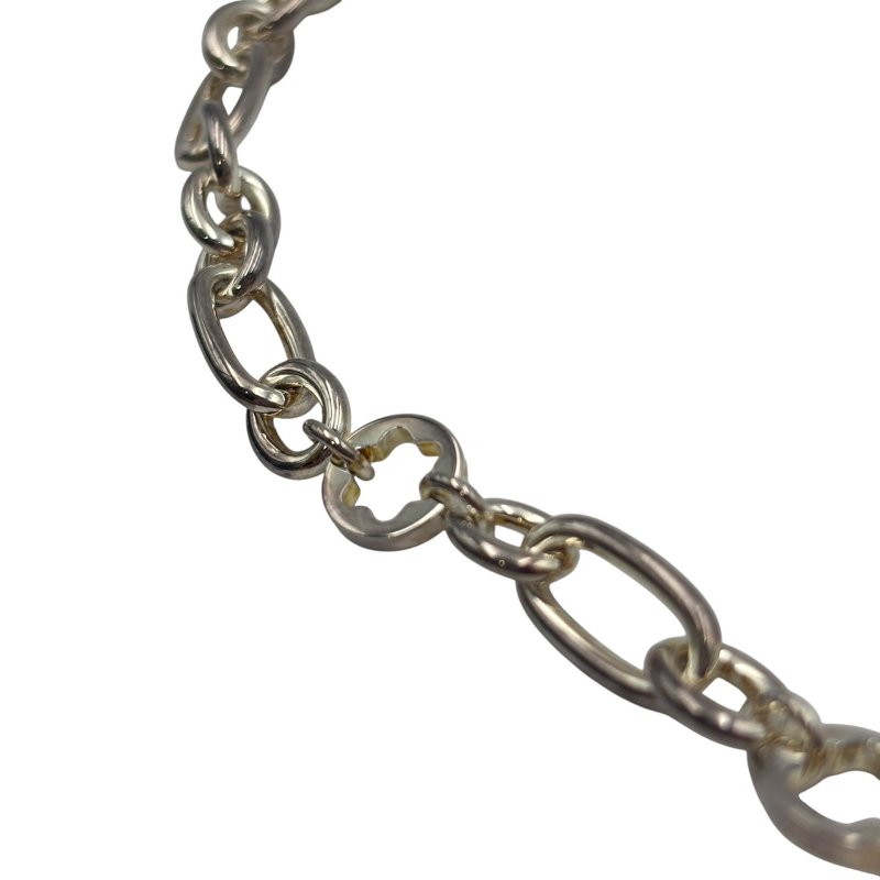 【美收精品】MontBlanc 萬寶龍純銀鑲珍珠貝母飾品珍珠母貝項鏈 C-382【隔月月中將轉賣至日本 上架期限30天】-3