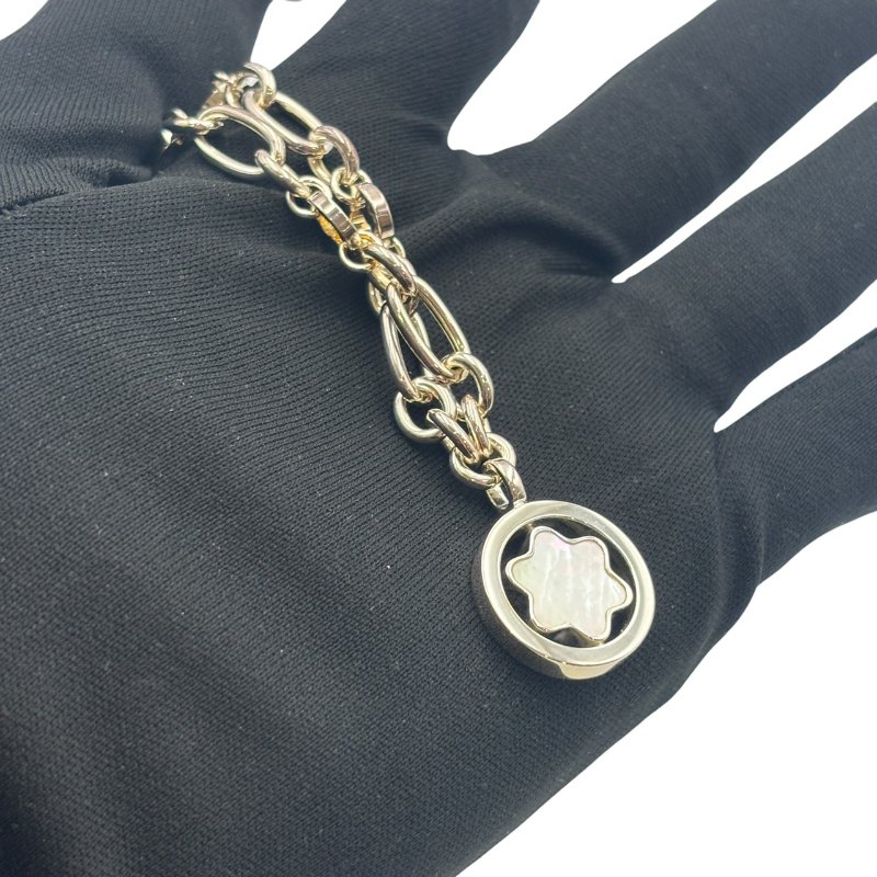 【美收精品】MontBlanc 萬寶龍純銀鑲珍珠貝母飾品珍珠母貝項鏈 C-382【隔月月中將轉賣至日本 上架期限30天】-7