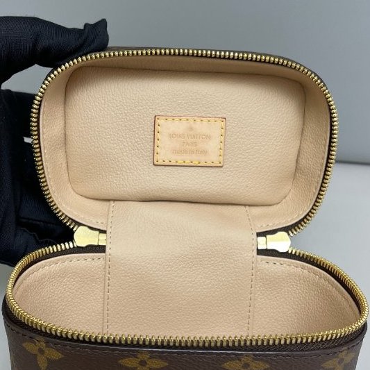 芯片款 路易威登/Louis Vuitton 老花Nano化粧包-9