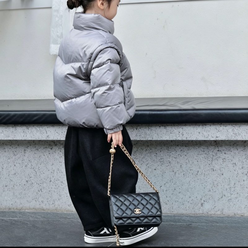 CHANEL香奈兒黑金金球調節扣WOC鏈條包🍨🍧-24