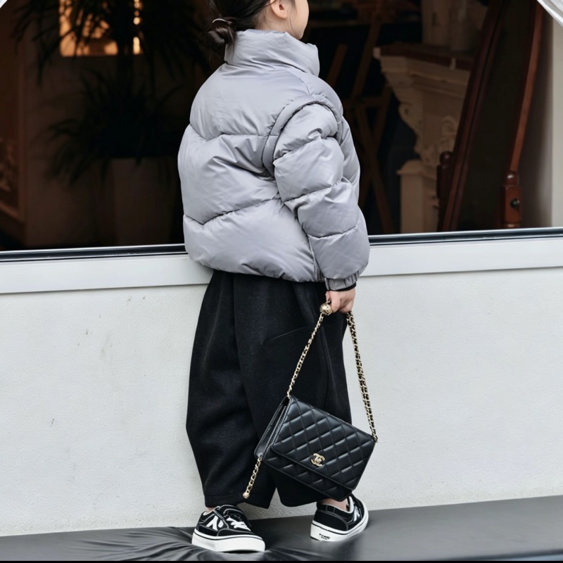 CHANEL香奈兒黑金金球調節扣WOC鏈條包🍨🍧-25