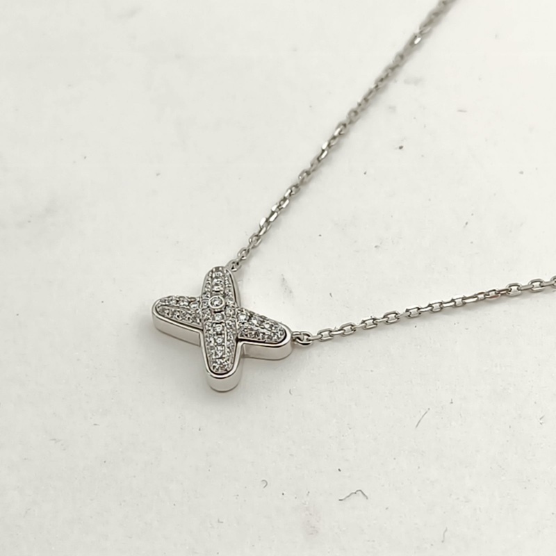 CHAUMET 18K白金鑽石Liens緣系一生系列18K金項鏈-1