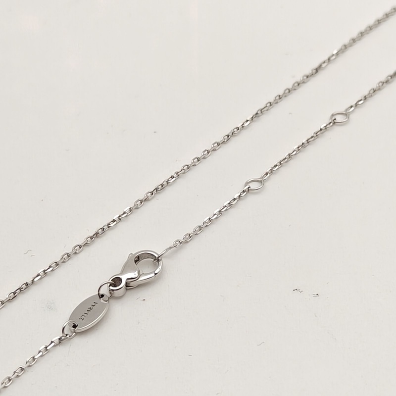 CHAUMET 18K白金鑽石Liens緣系一生系列18K金項鏈-3