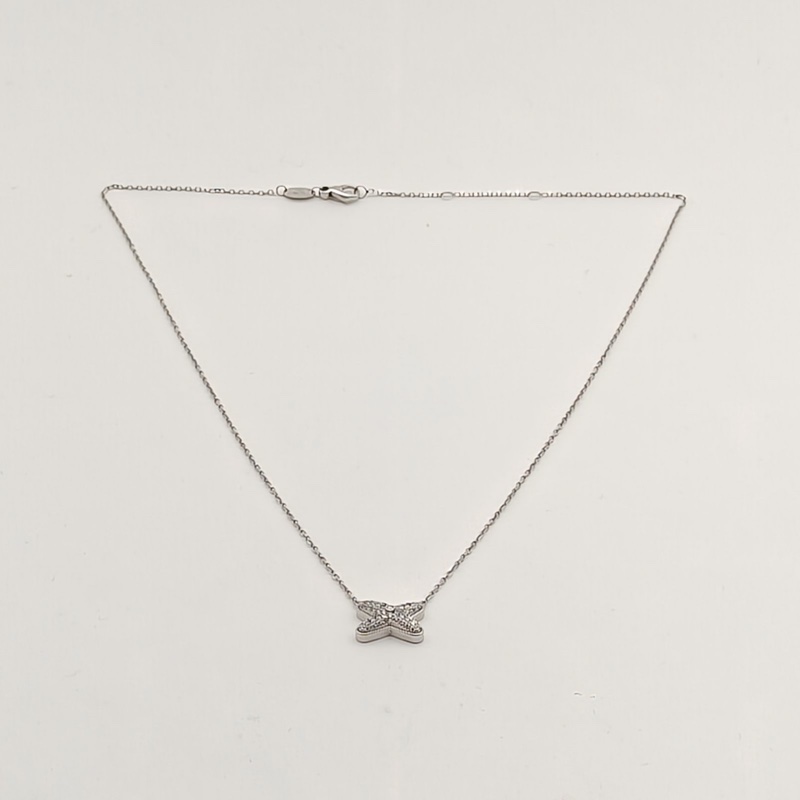 CHAUMET 18K白金鑽石Liens緣系一生系列18K金項鏈-4