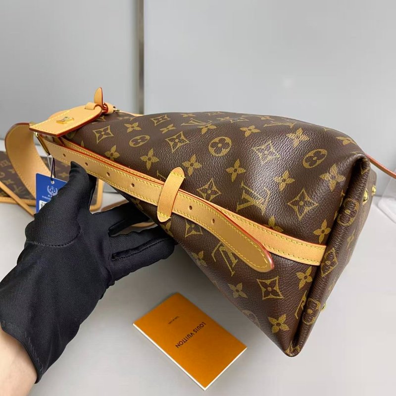 芯片款 路易威登/Louis Vuitton Carryall中號老花包-3