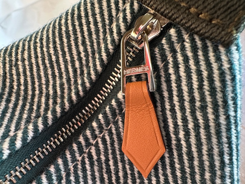 Hermes 飯盒包 稀有格紋手把-15