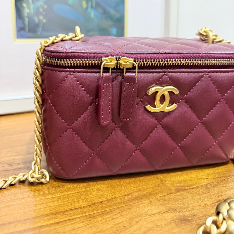 低於專櫃半價🫶🏻未使用95新✨香奈兒 山茶花調節扣 晶片款 長盒子 很美♥️-34